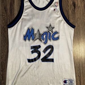 Shaquille O'Neal  basketball Jersey Orlando Magic #32 White size large